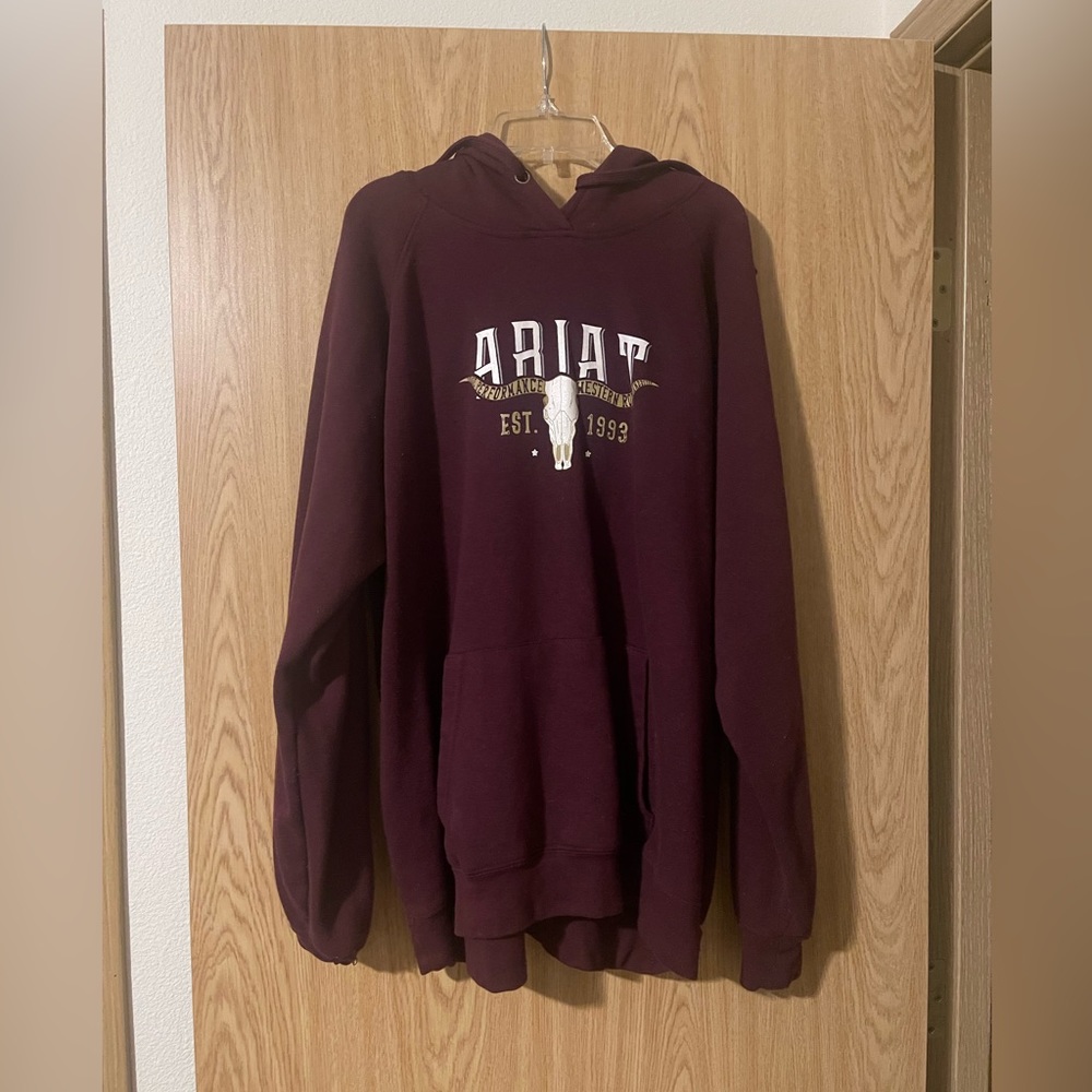 Ariat Maroon Sweatshirt | Size: XXL